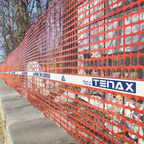 Rete per cantiere - cantiere, fascia