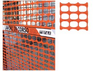 Rete plastica per cantieri - plastica,