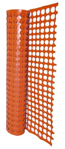 Rete arancione cantiere - arancione,